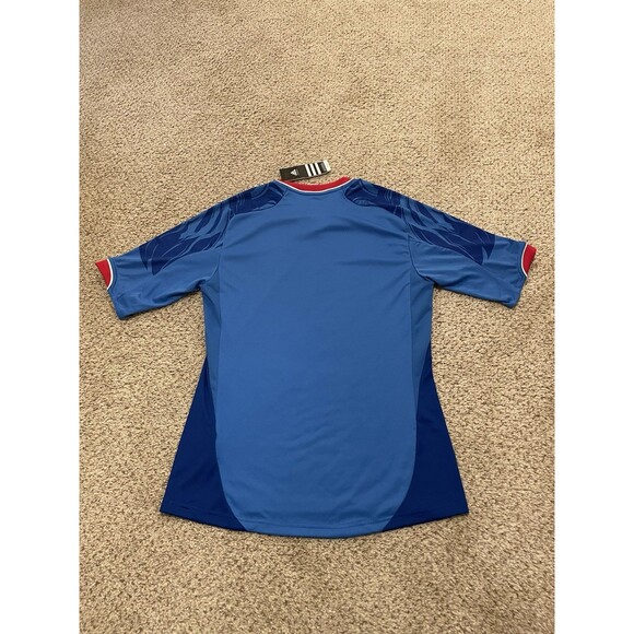 GREAT BRITAIN TEAM GB SOCCER FOOTBALL SHIRT JERSEY ADIDAS MENS SIZE S NWT - Picture 5 of 5